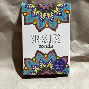 Sunny Present Stress Less Cards Multicolor Mindfulness Exercise Original Deck